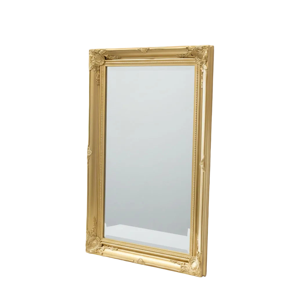 Antique ornate wall mirror decorative design