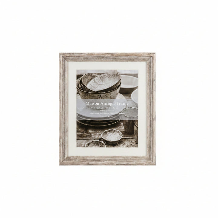 Antique style photo frame decor