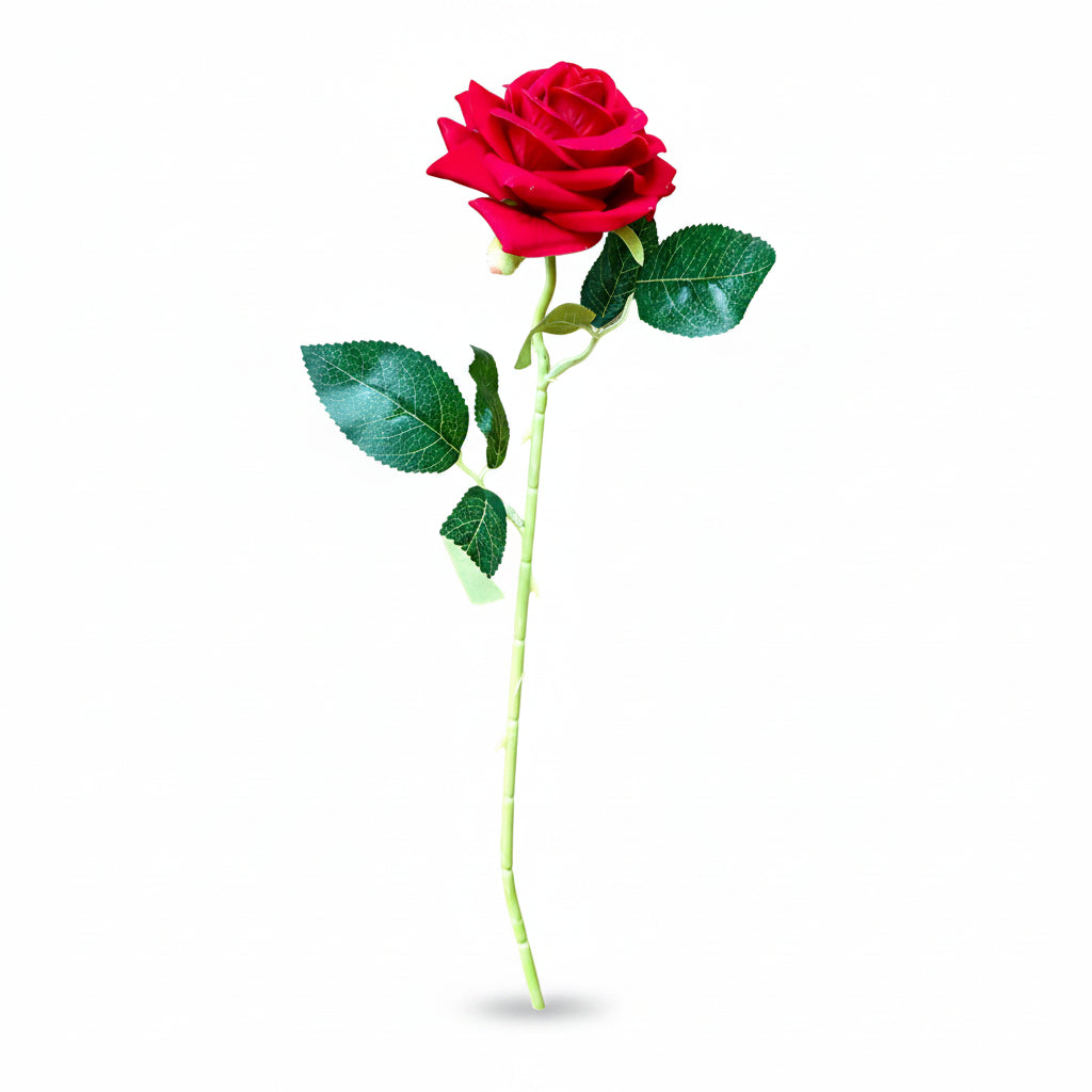 Artificial red rose bouquet decorative flowers
