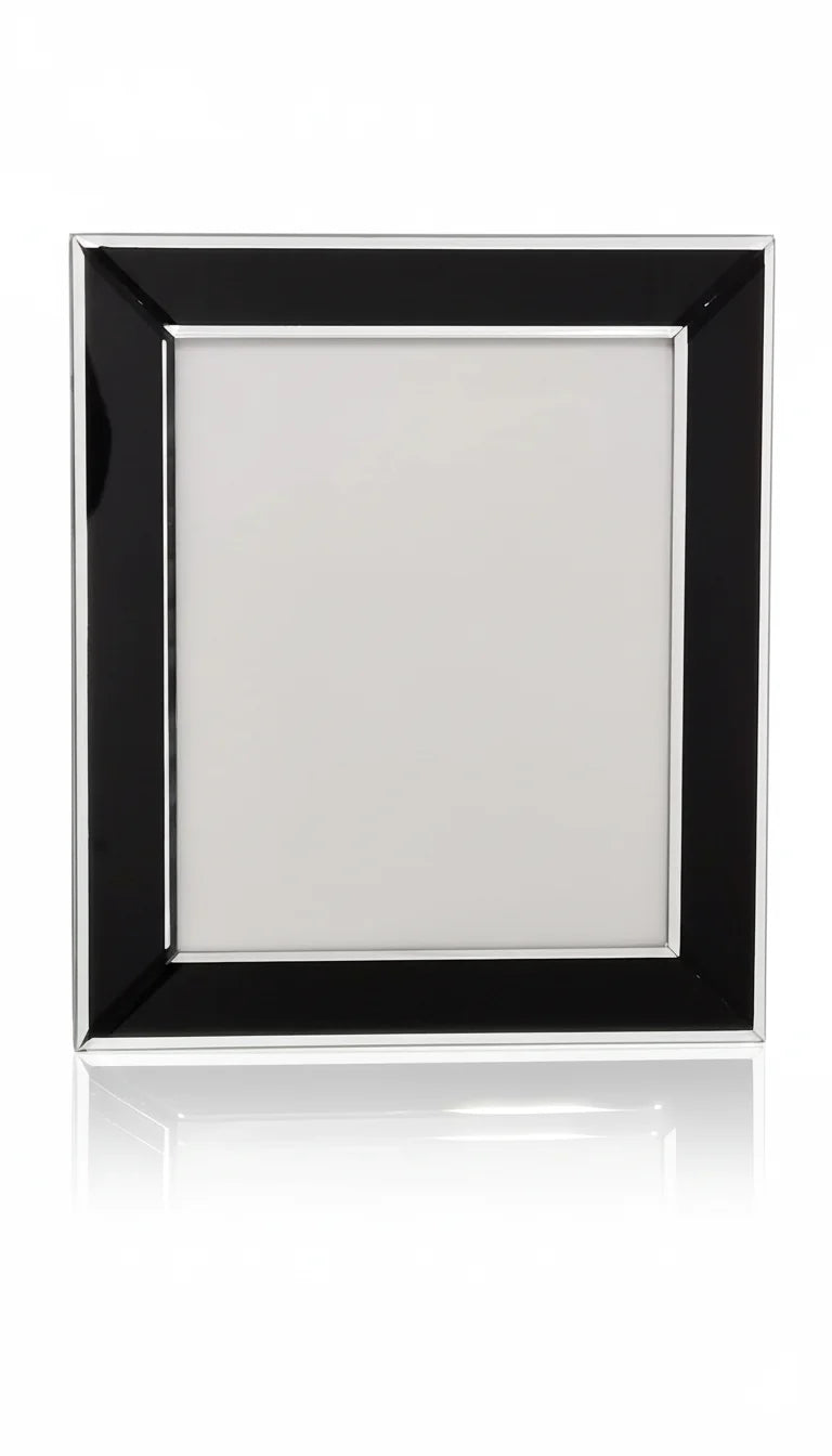 Black Glass Photo Frame 8×10