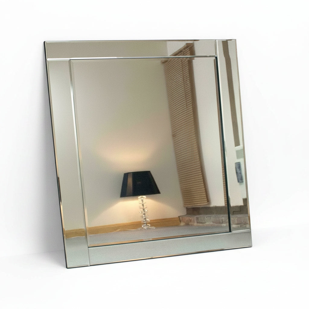 Blenheim silver glass frame rectangle 90x60cm