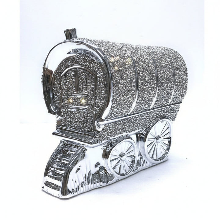 Crystal caravan wagon ornament decor