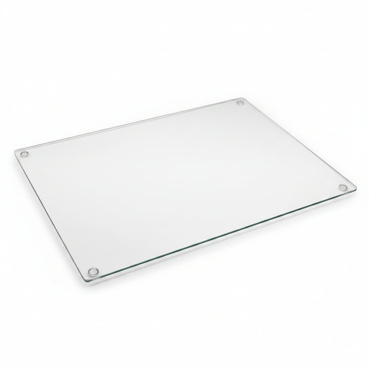 Extra large clear glass worktop saver 50x40cm