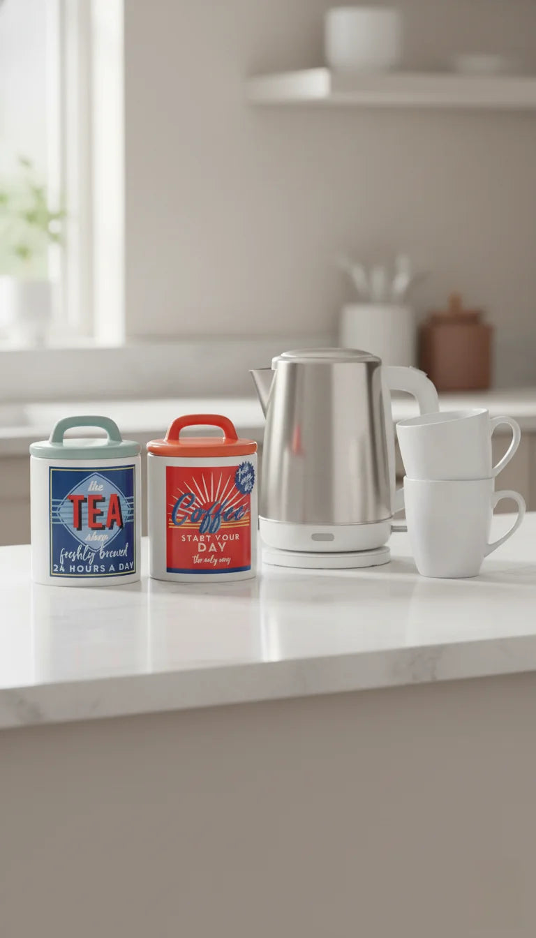 Retro Multicolor Ceramic Tea Coffee Sugar Set – Sparkle Decors