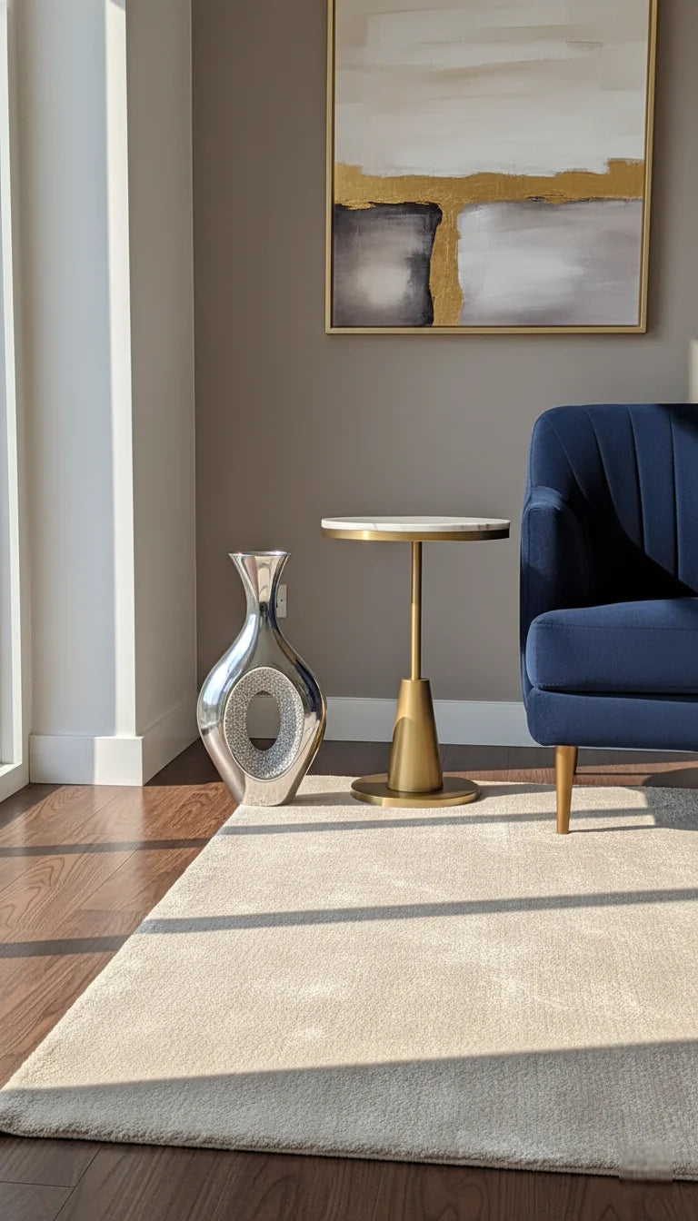 Crushed Diamond Silver Sparkle Mirrored Vase - Sparkle Decors