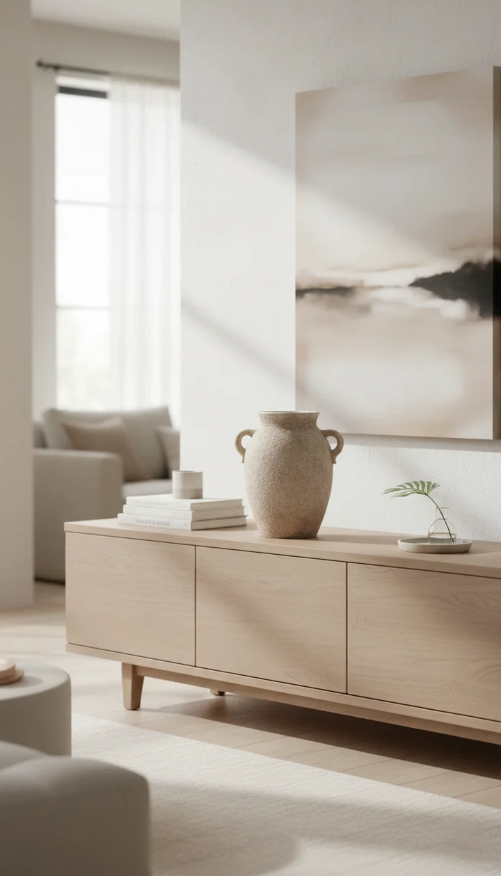 Modern Neutral Resin Decorative Vase Home Accent – Sparkle Decors