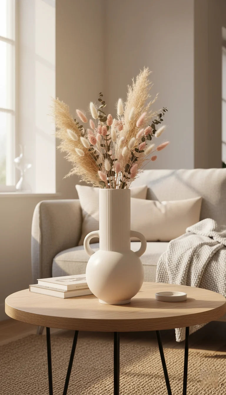 Helena Scandinavian Ceramic Vase for Modern Home Decor – Sparkle Decors