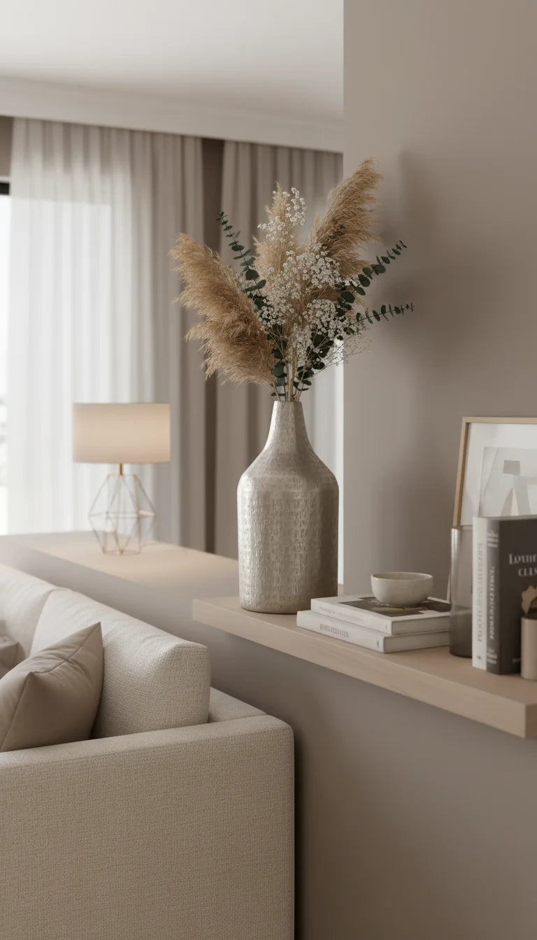 Opulence Gold Modern Vase for Living & Bedroom Decor – Sparkle Decors