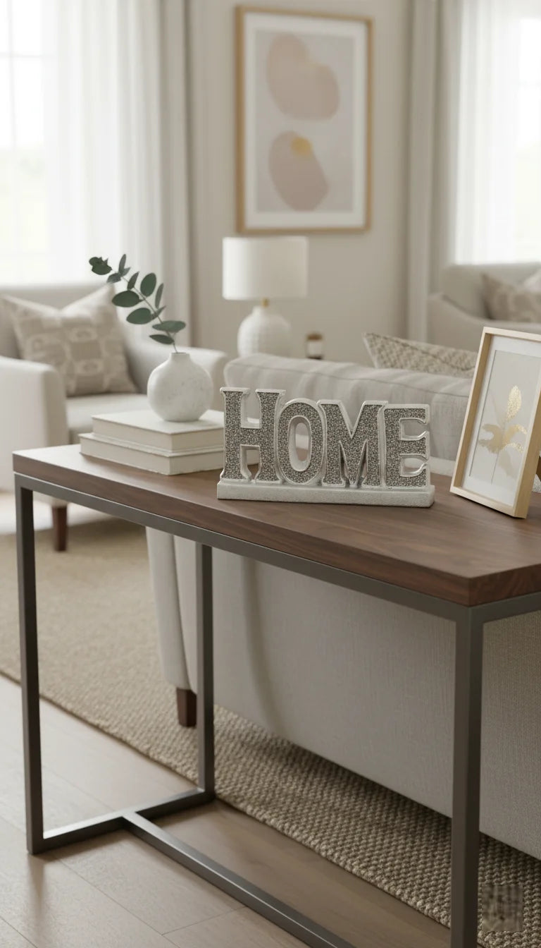 Silver Bling Crushed Diamond Home Ornament Decor | Sparkle Decors