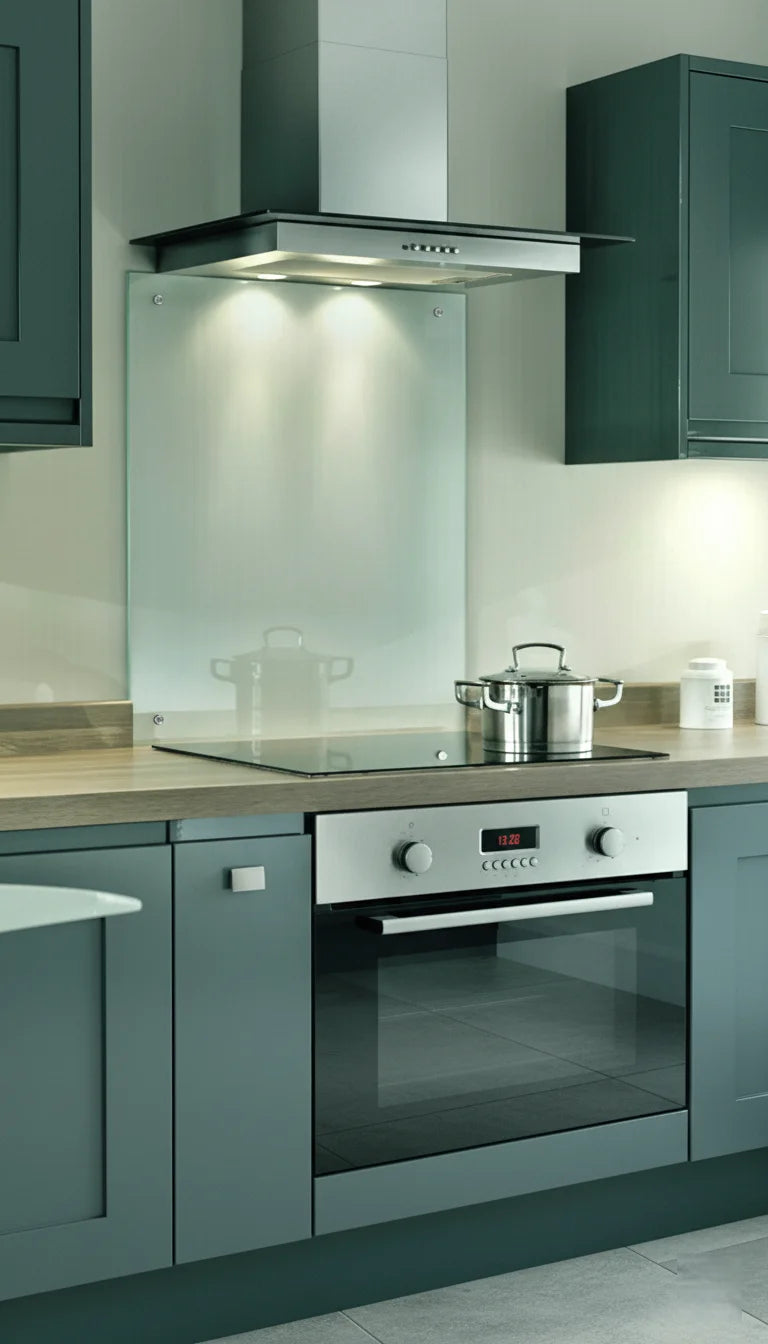 Clear Heat Resistant Glass Splashback for Kitchen – Sparkle Decors