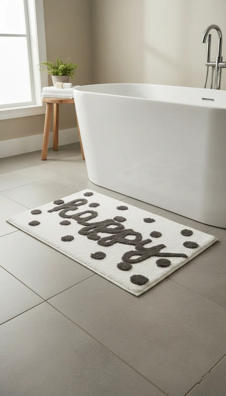 Happy Tufted Non-Slip Bath Mat 50x80cm – Sparkle Decors