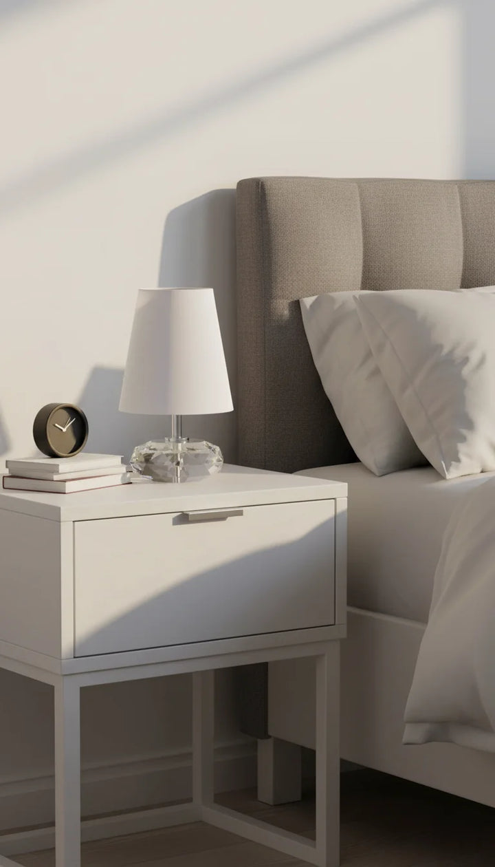 Small Crystal Table Lamp with Modern Glam Design – Sparkle Decors