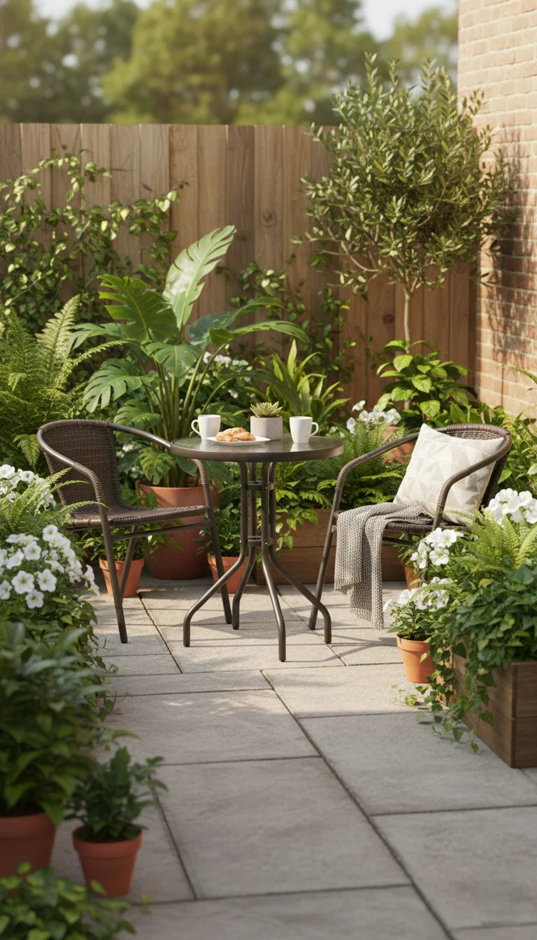 Elegant Venice 3-Piece Rattan Bistro Set with Glass Table – Sparkle Decors