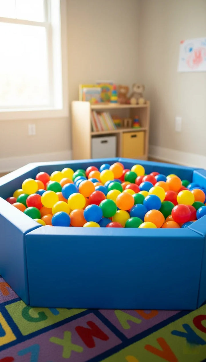 200 Multicolor Soft Play Balls for Kids Indoor Fun – Sparkle Decors