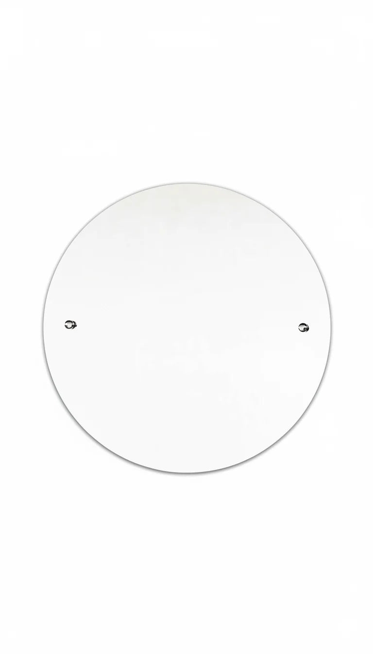 Round Frameless Wall Mirror – Sleek Modern Home Décor for Bathroom & Living Room