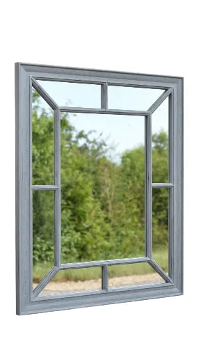 Sparkle Decors 60×76cm Antique Window Style Rectangle Mirror — Window Pane Panel