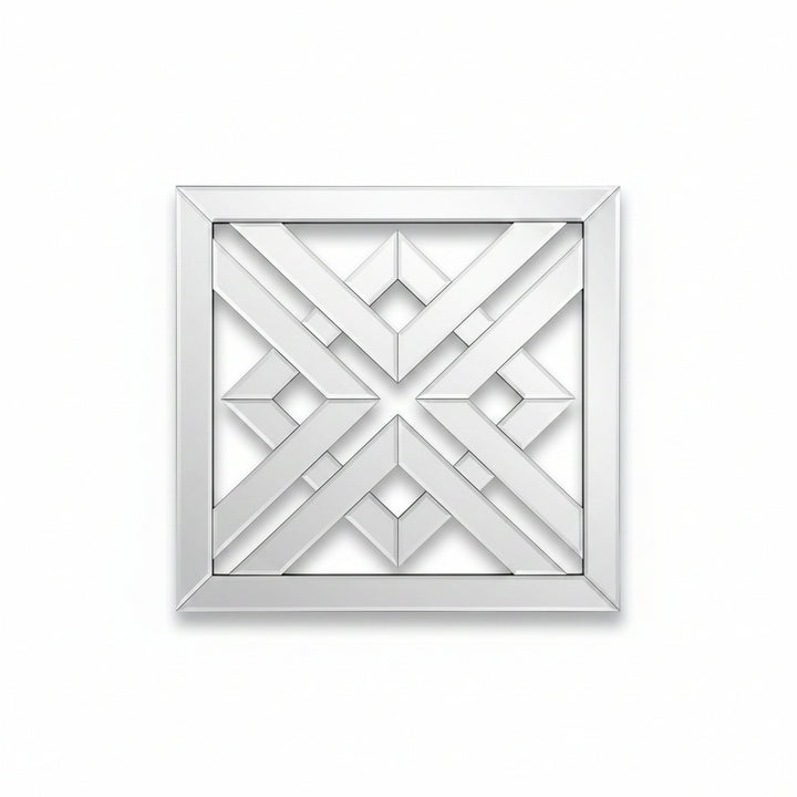 Geometric wall mirror set modern design
