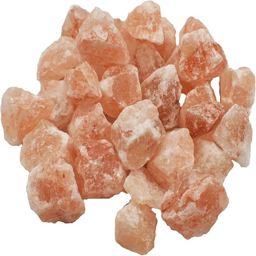 Himalayan pink salt bath crystals spa relaxation decor