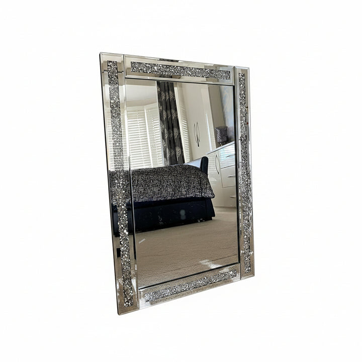 Jewel wall mirror 60x40cm