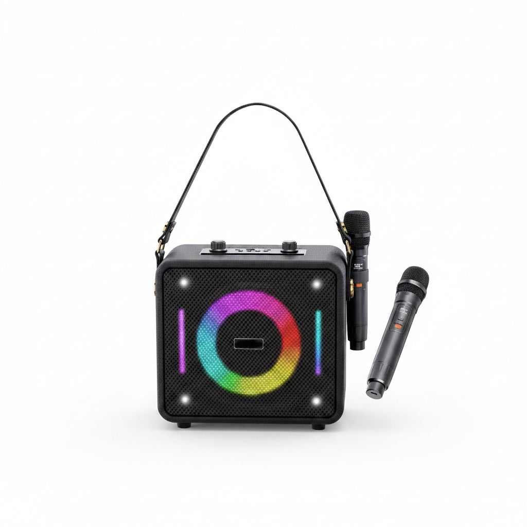 Karaoke machine with 2 wireless microphones BZ005