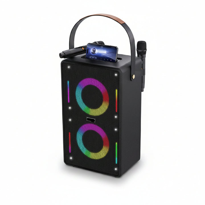 Karaoke machine with 2 wireless microphones BZ007
