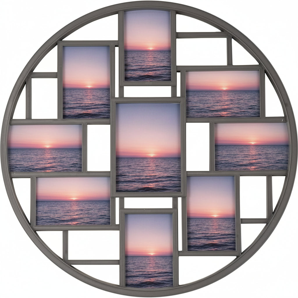 Nine photo collage frame wall gallery picture frame