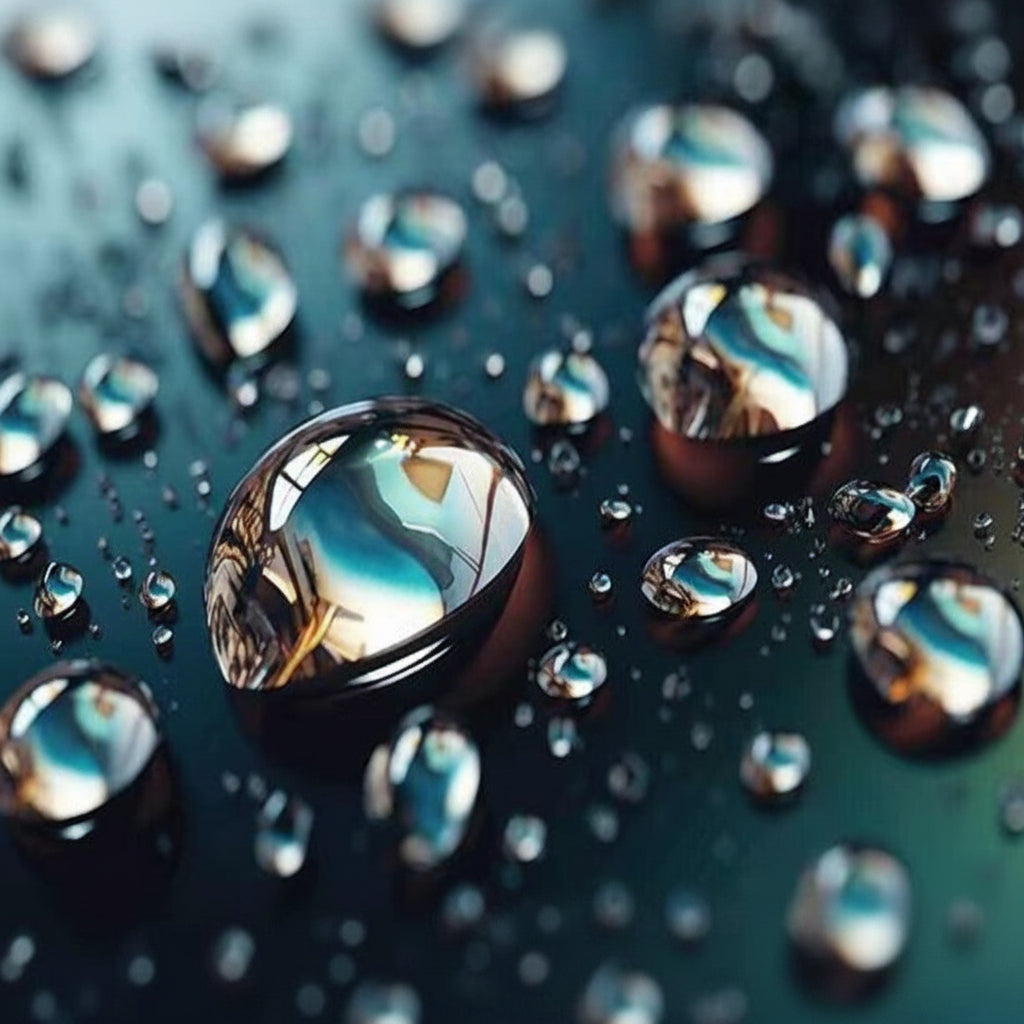Reflections in a drop universal hob cover plate 60x52cm