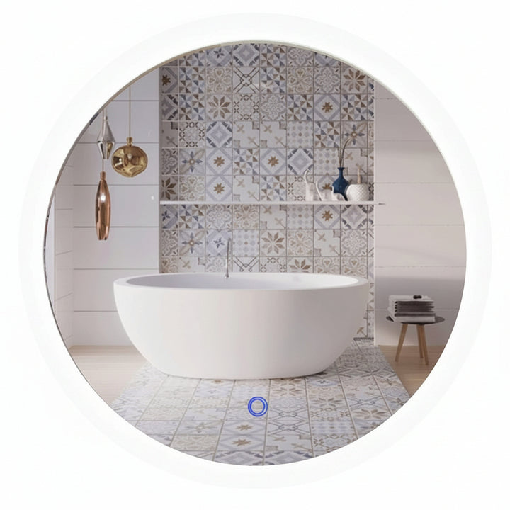 Round LED bathroom mirror 40cm