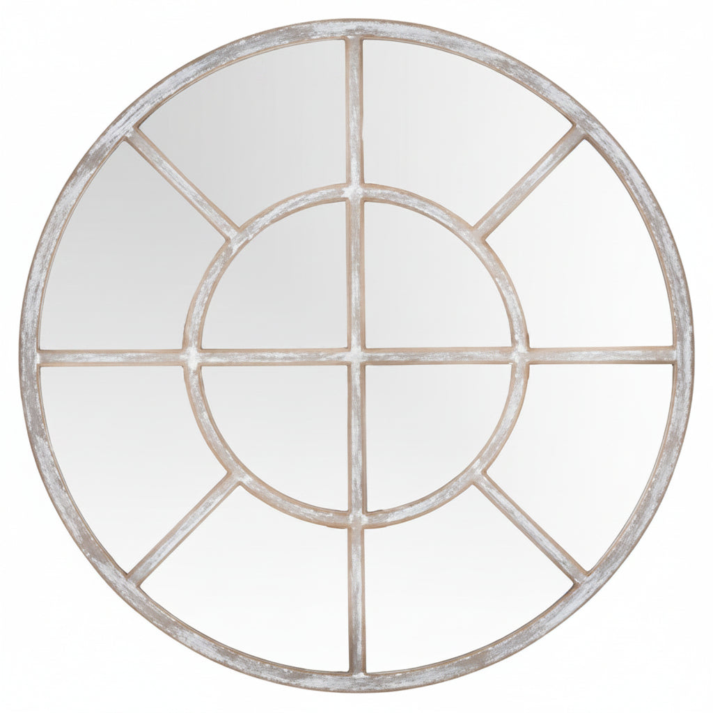 Round decorative wall mirror 92.5cm