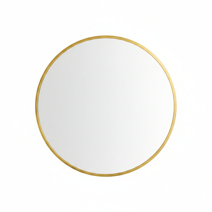 Round wall mirror gold 50cm