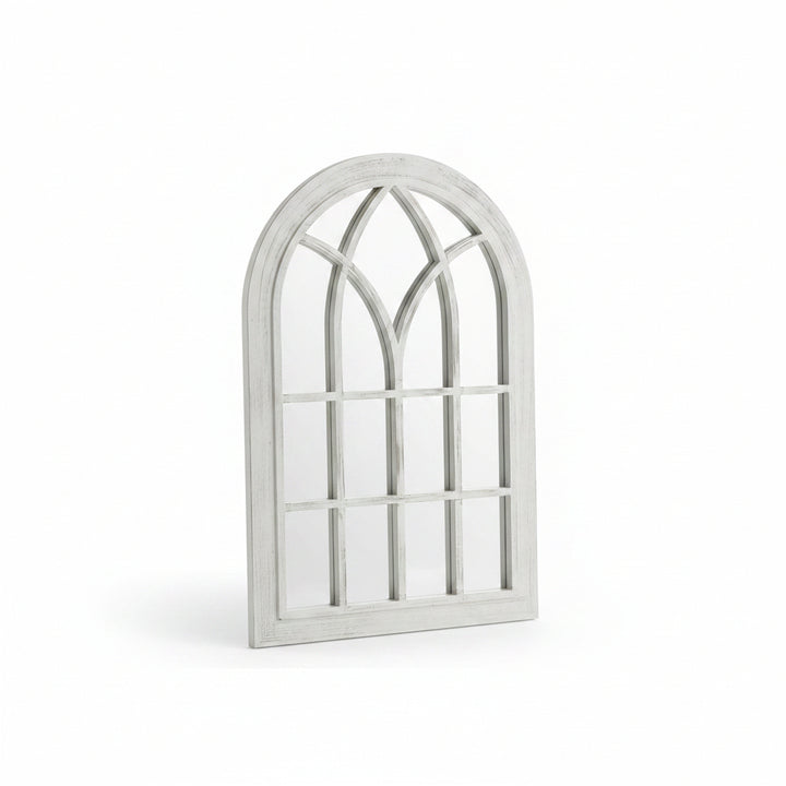 Rustic arch window mirror garden wall mirror decor