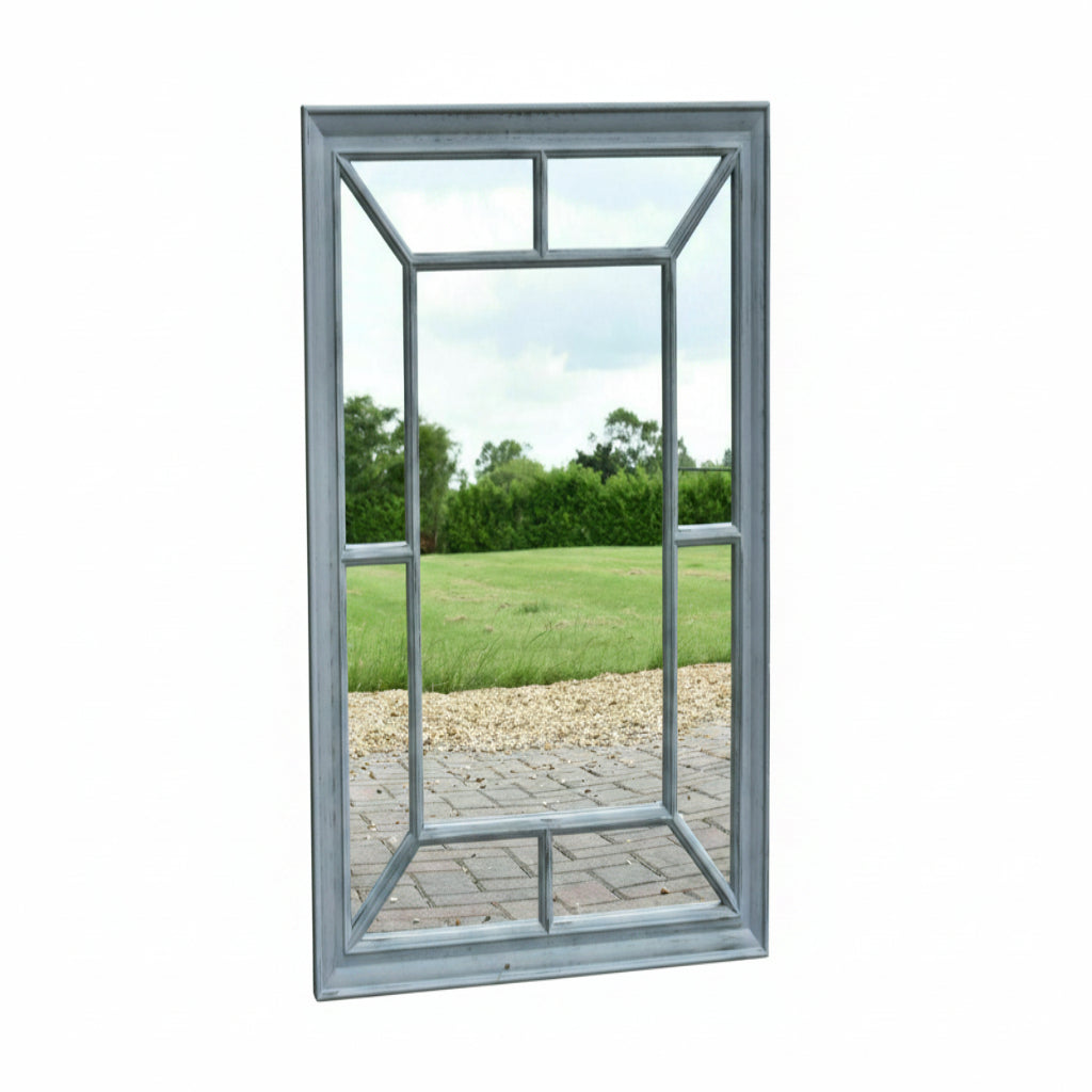 Rustic window arch wall mirror 60x76cm
