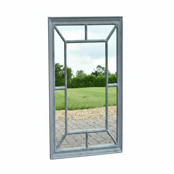 Rustic window arch wall mirror 60x76cm