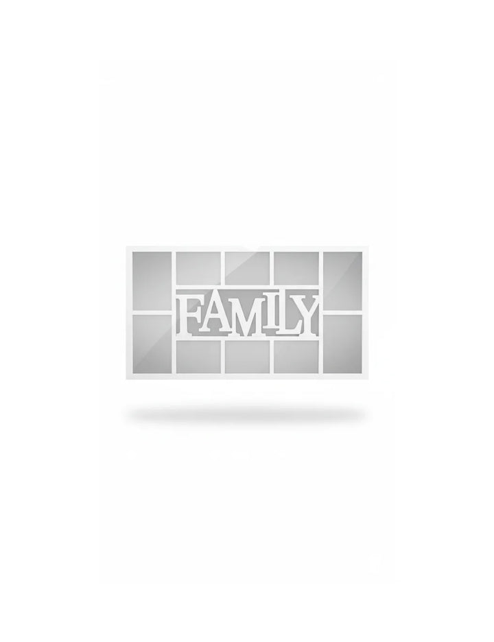 Family Collage White Photo Frame for 10 Pictures | Sparkle Decor