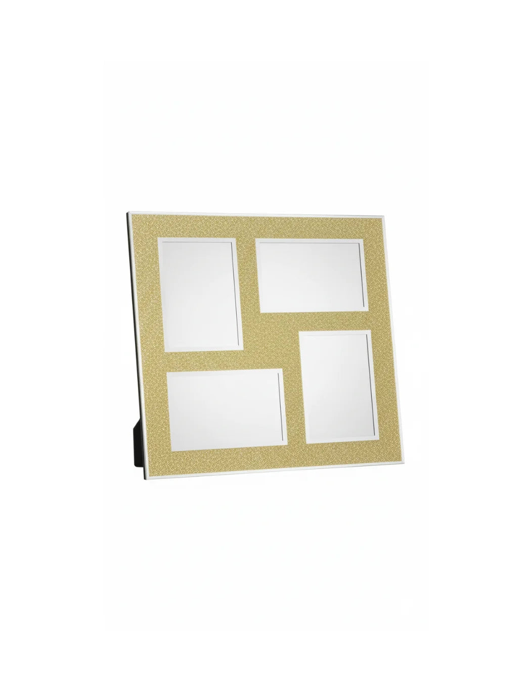 Gold Glitter Multi-Aperture 4-Photo Frame | Sparkle Decors