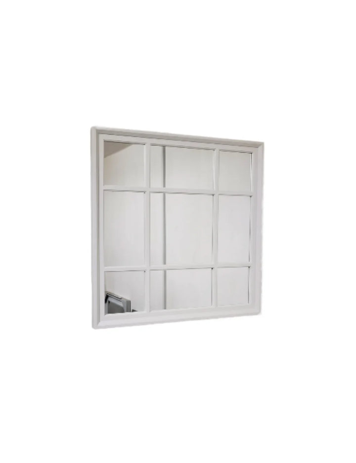 Square Window Style Designer Wall Mirror - Sparkle Decors