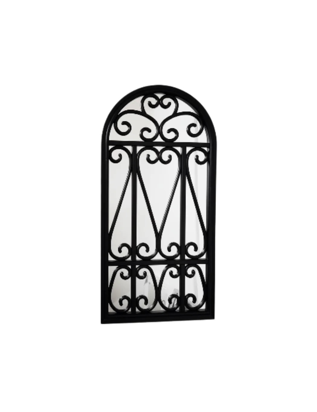 Elegant White Window Wall Mirror – Sparkle Decors