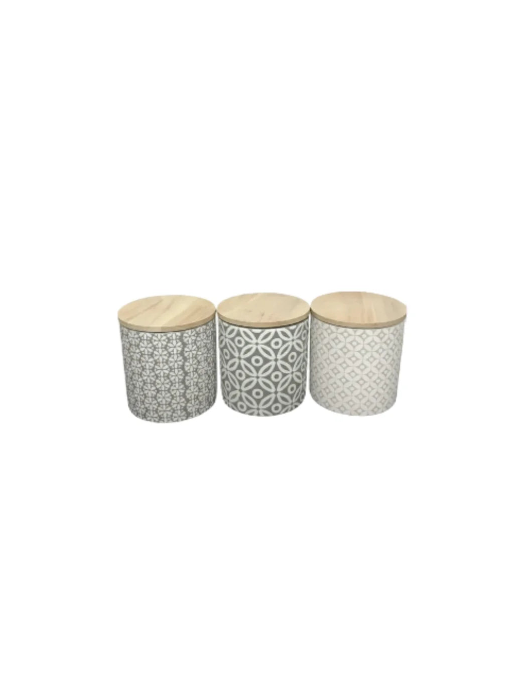 Embossed Ceramic Tea Coffee Sugar Canister Set – Sparkle Decors