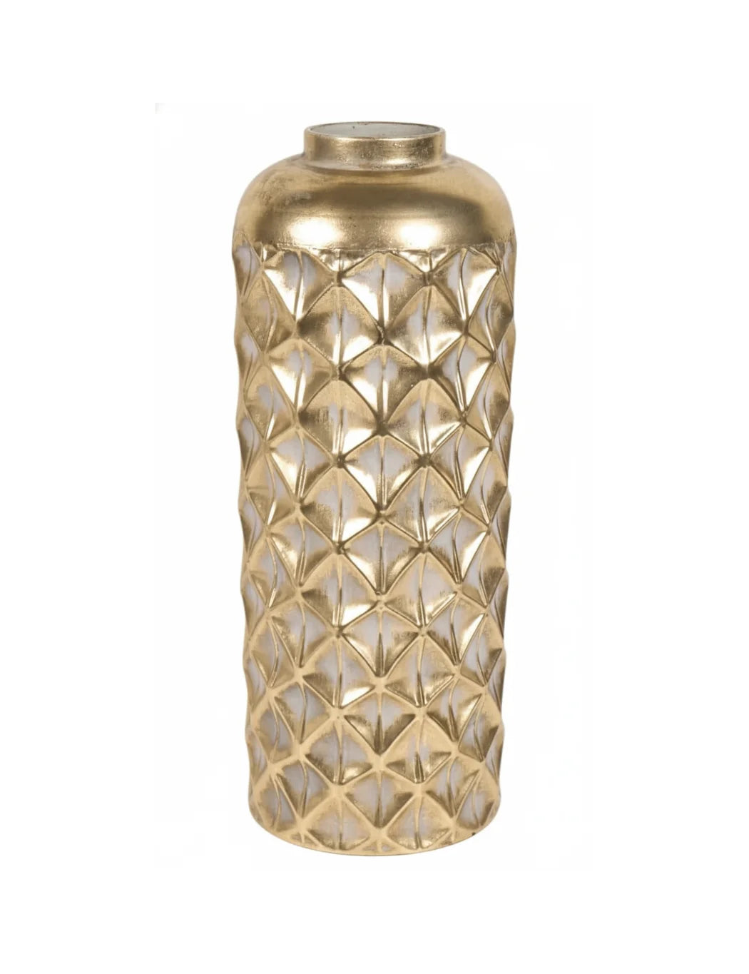 Elegant Tall Metal Floor Vase for Home Décor – Sparkle Decors