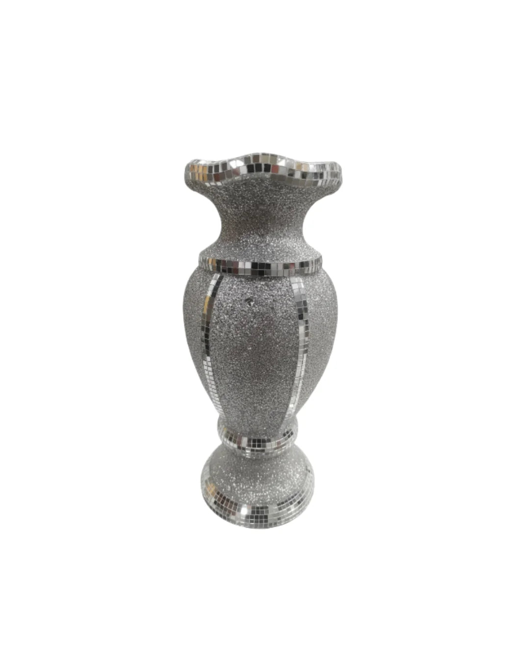 Luxury Crushed Diamond Mirror Vase - Sparkle Decors