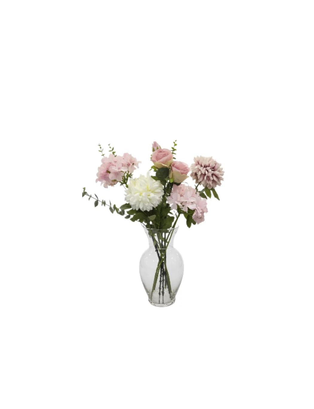 Classic Rose Flower Arrangement Vase - Sparkle Decors