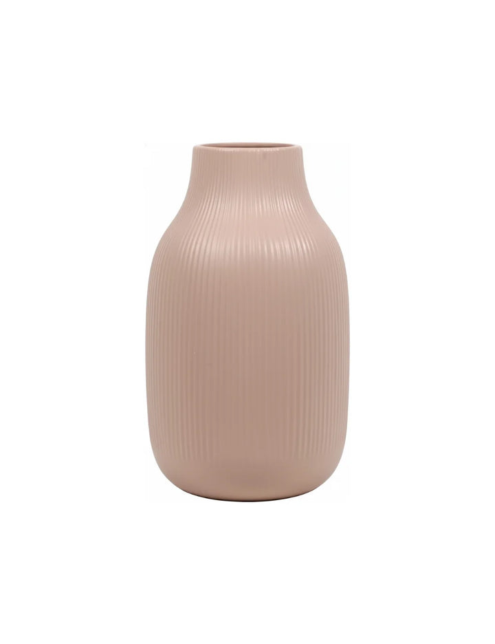 Elegant Light Pink Ceramic Pastel Vase for Home Decor – Sparkle Decors