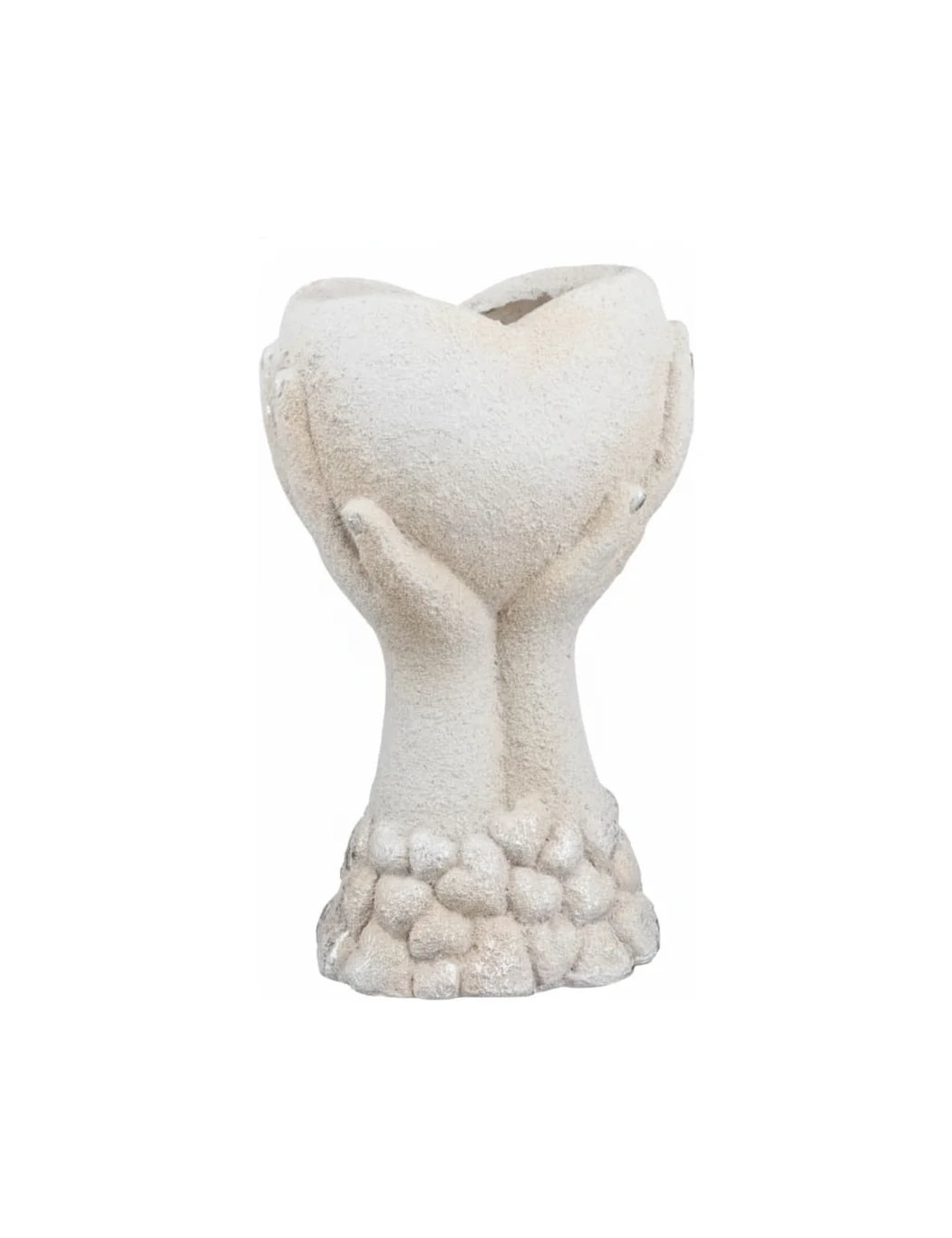 Hands Holding Heart Decorative Planter for Home | Sparkle Decors