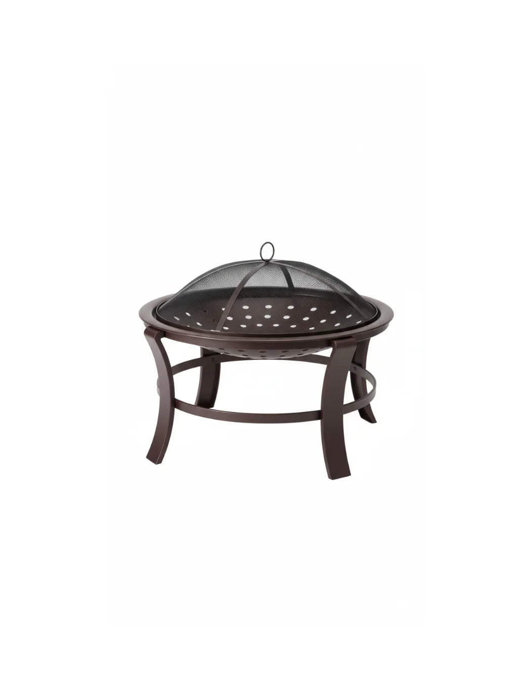 Tuscany Bronze Fire Basket with Spark Guard & Poker - Sparkle Decors