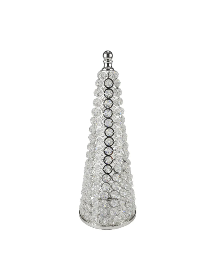 Elegant Crystal Silver Tree Tabletop Decor – Sparkle Decors
