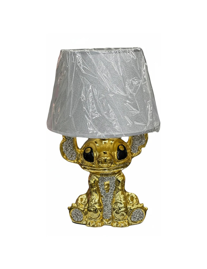 Bling Crushed Diamond Table Lamp with Silver Shade – Sparkle Decors