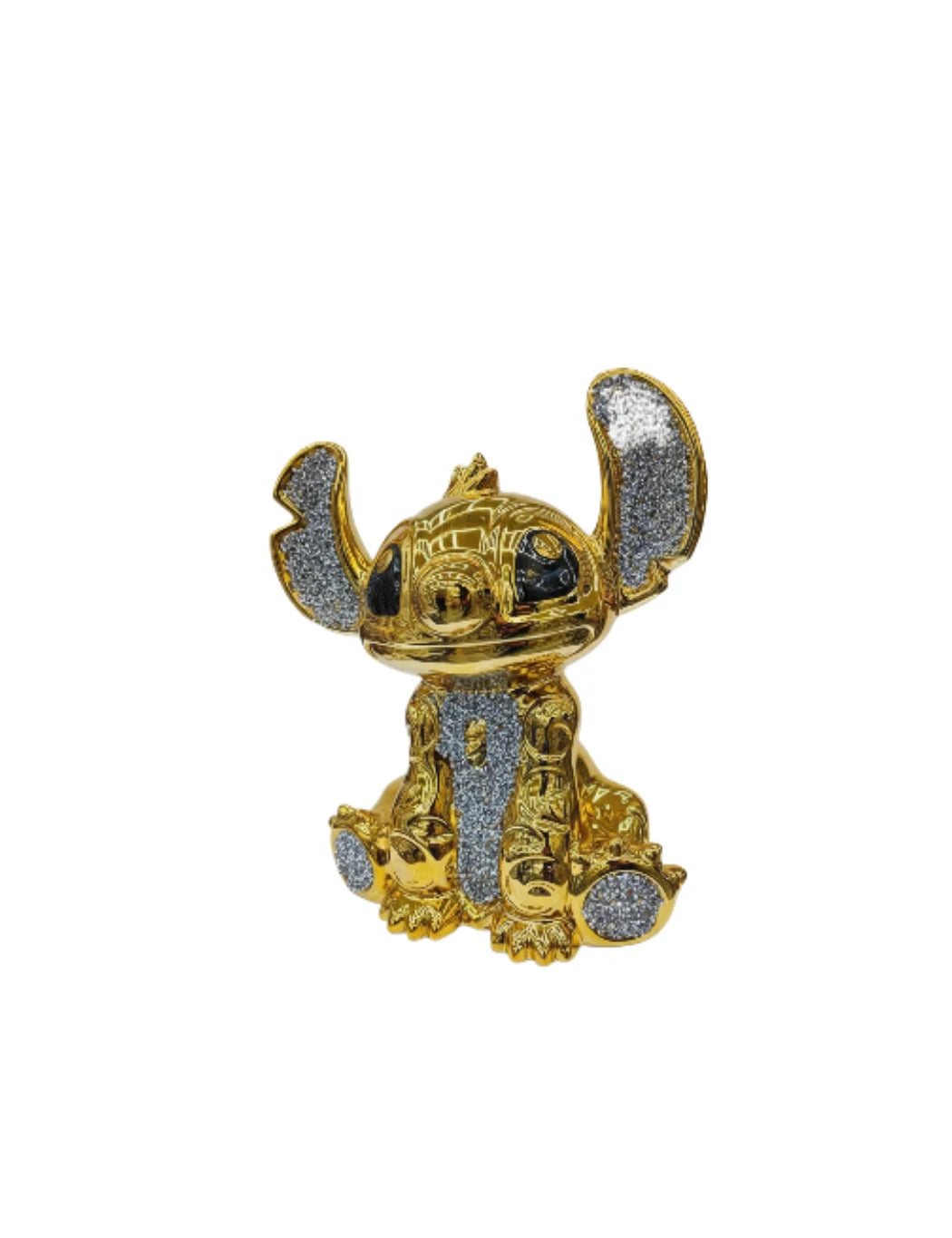 Bling Crushed Diamond Ceramic Sparkly Shelf Ornament Gold – Sparkle Decors