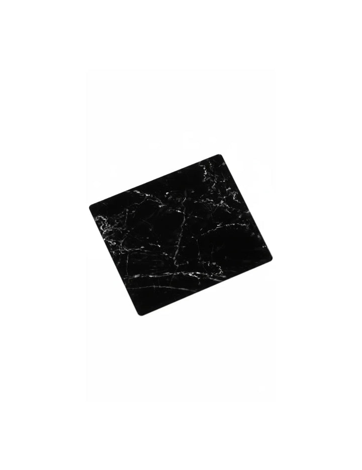 Premium Black Marble Tempered Glass Worktop Saver 50x40cm – Sparkle Decors