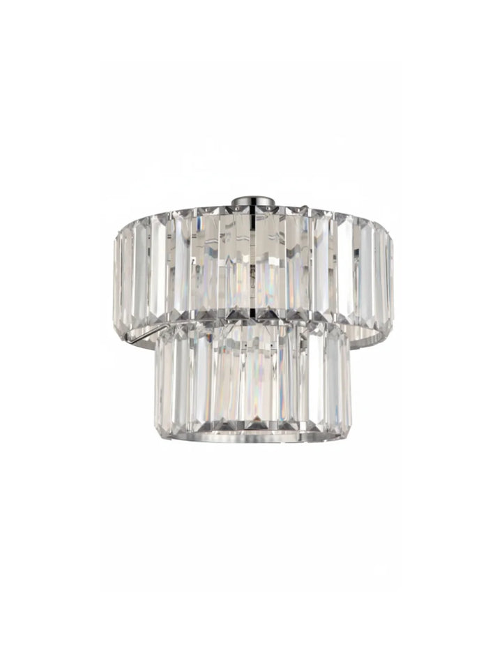 Nouveau Two Tier Clear Pendant Ceiling Light Sparkle decors