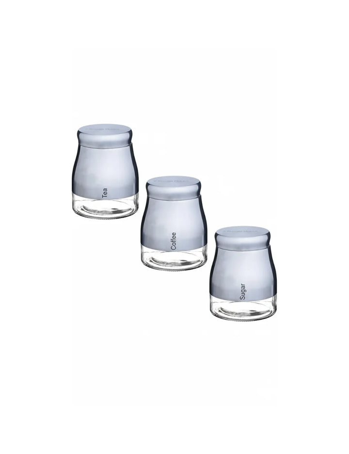 Vintage Pastel Tea Coffee Sugar Canister Set of 3 – Sparkle Decors